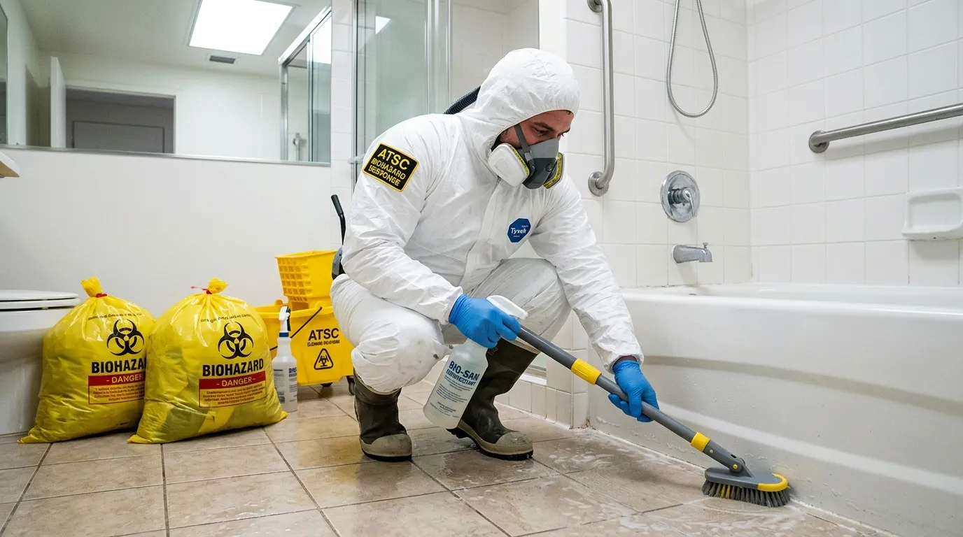 Decontamination equipment deployed for Blood Cleanup in Ogontz